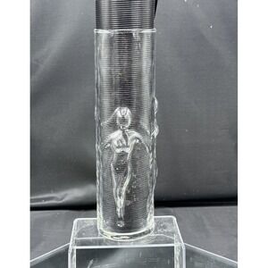 Libbey La Femme 3D Dancing Naked Nudes Vintage Tall Cooler‎ Glass Tumbler